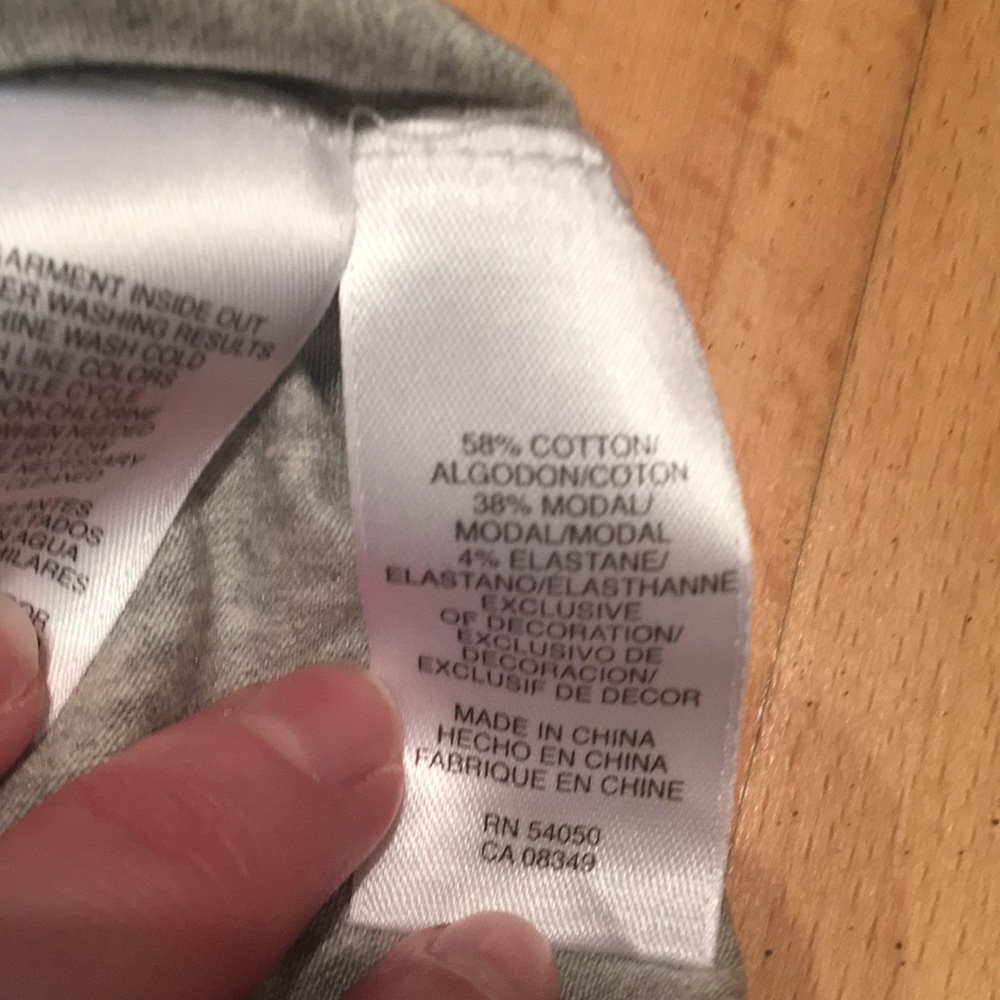 NWT Jones New York Grey Long-Sleeve Shirt - Picture 6 of 7